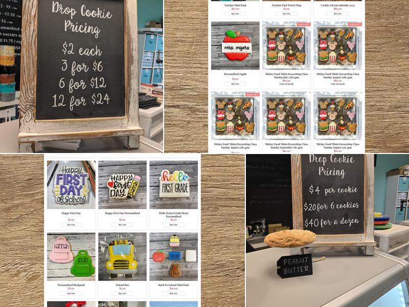 Laura The Cookie Lady Menu