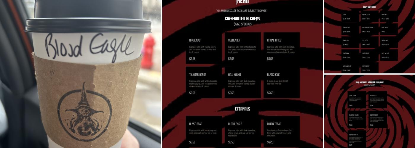 Grim Wizard Coffee Menu