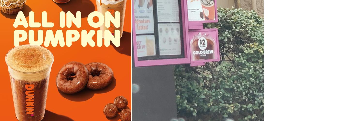 Dunkin' Menu