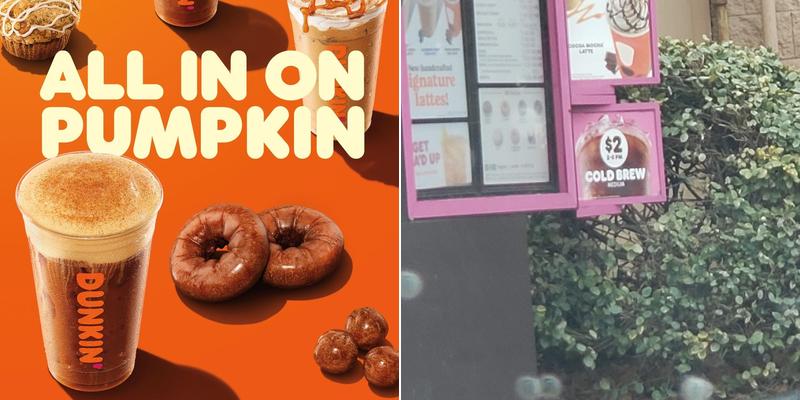 Dunkin' Menu