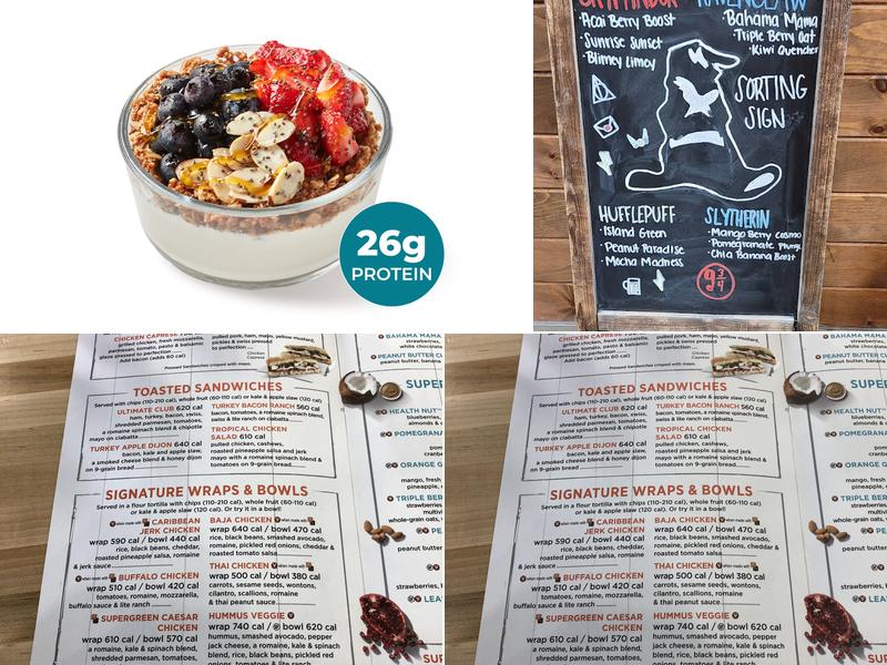 Tropical Smoothie Cafe Menu