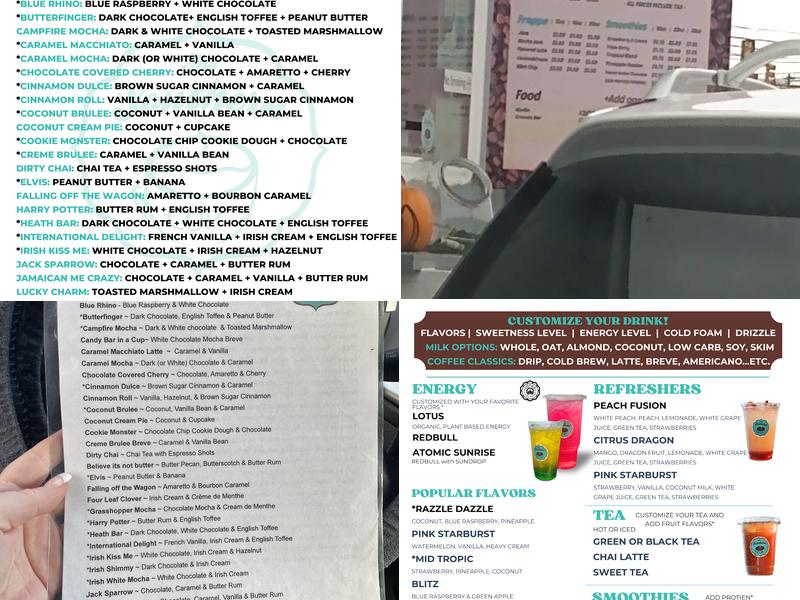 The Southern Cup Menu