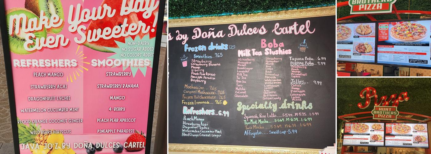 Java Jo'z Menu