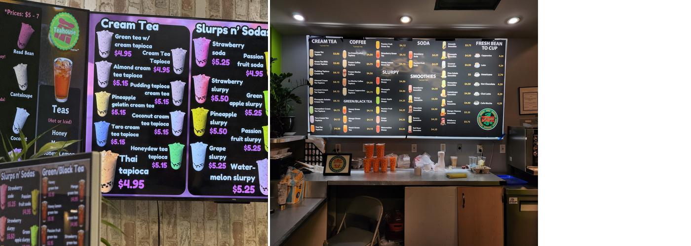 Teahouse Express Menu