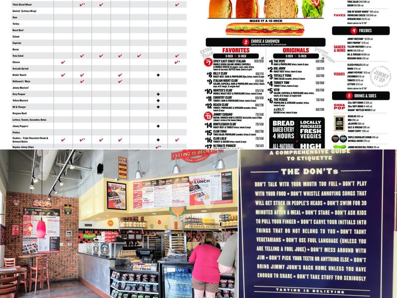 Jimmy John's Menu
