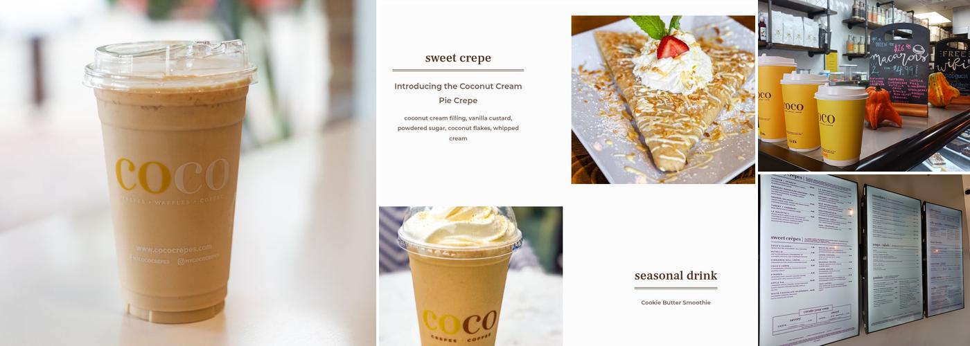 Coco Crepes & Coffee Menu