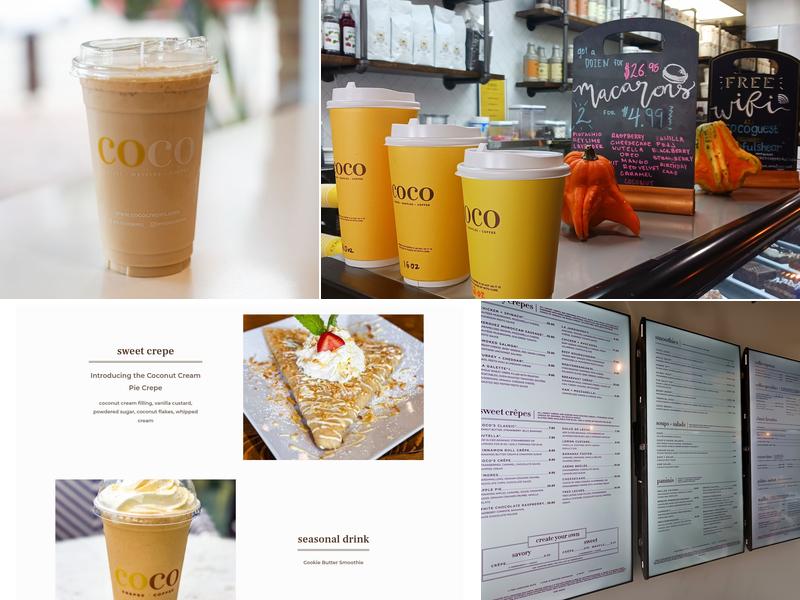 Coco Crepes & Coffee Menu