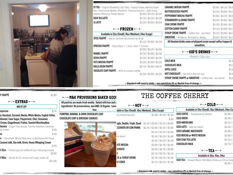The Coffee Cherry Menu