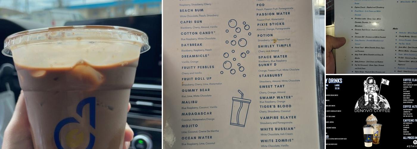 Denovo Coffee Menu