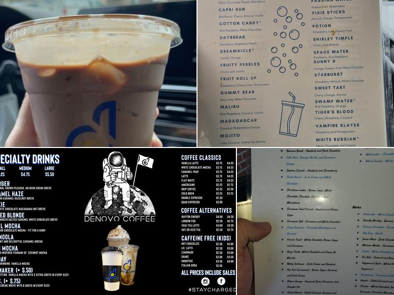 Denovo Coffee Menu