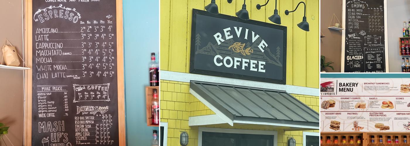 Revive Coffee Menu