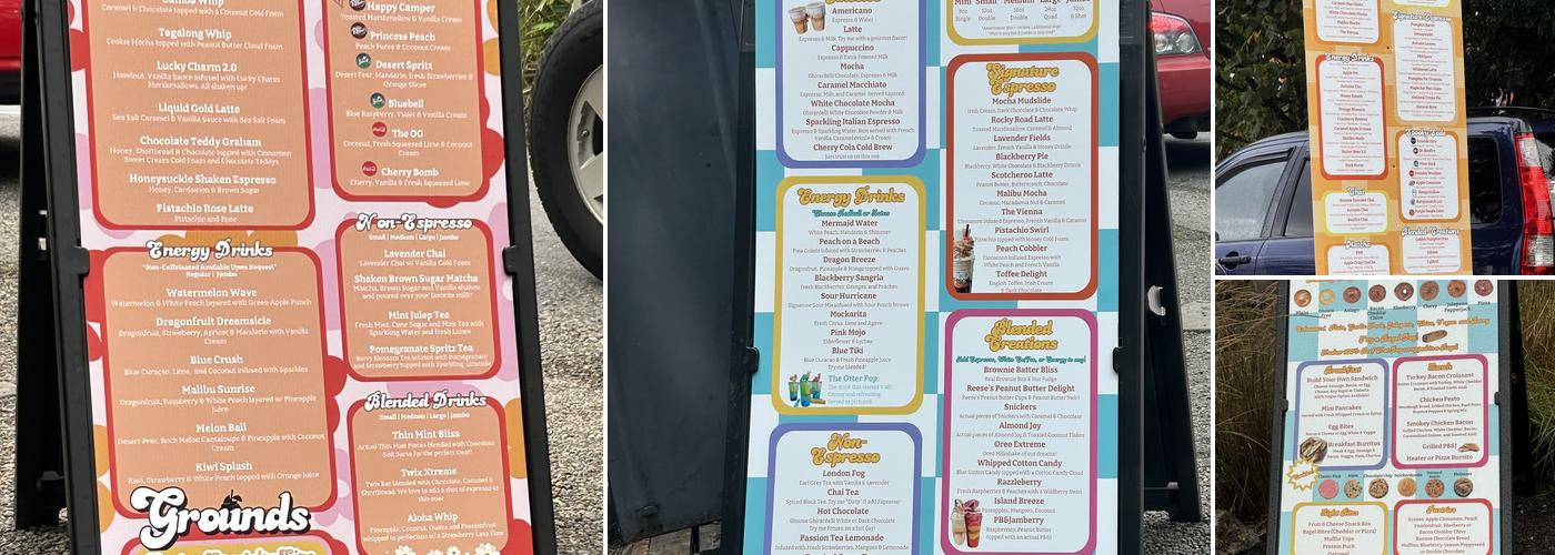 Grounds Coffee Co. Menu