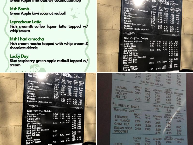 Aut-To Mocha Vi Menu