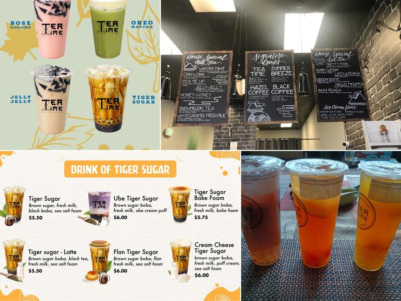 Tea Time & Coffee Menu