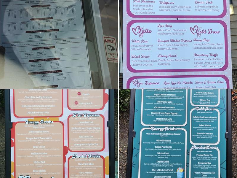 Grounds Coffee Co Menu