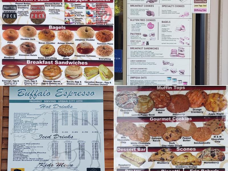 Buffalo Espresso Menu