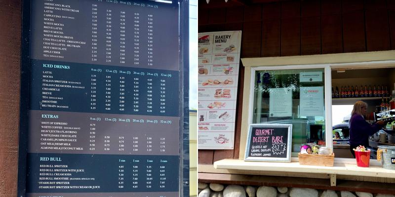 Lord Hill Espresso Menu