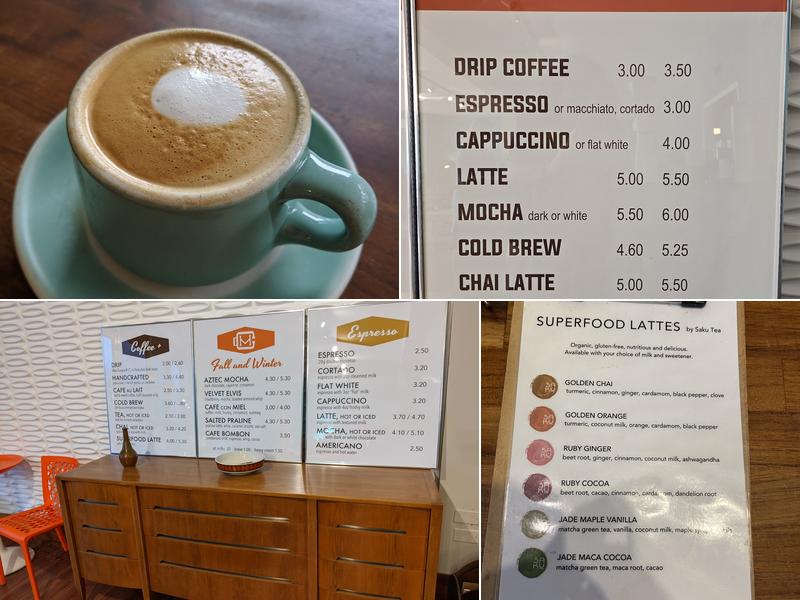 Mea Cuppa Coffee Lounge Menu