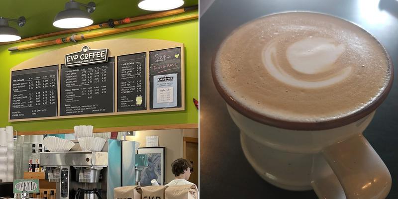 EVP Coffee Sequoya Menu