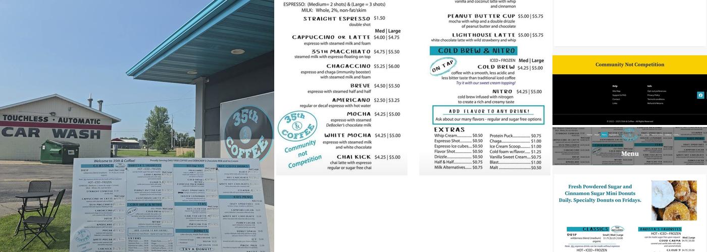 35th & Coffee (Drive Thru) Menu