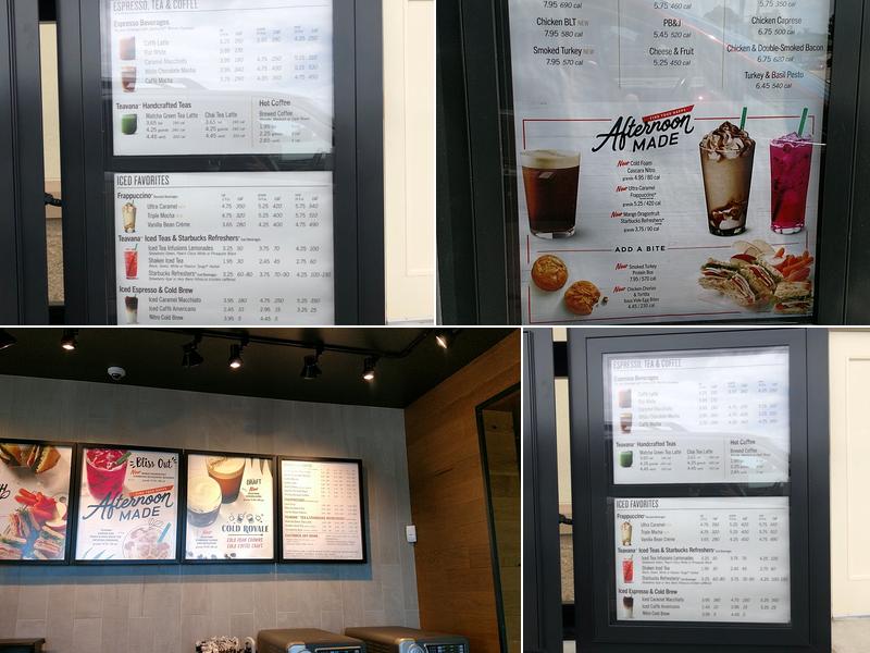 Starbucks Menu