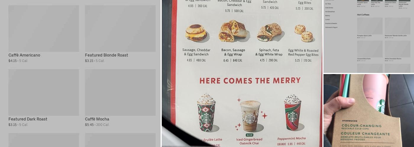 Starbucks Menu