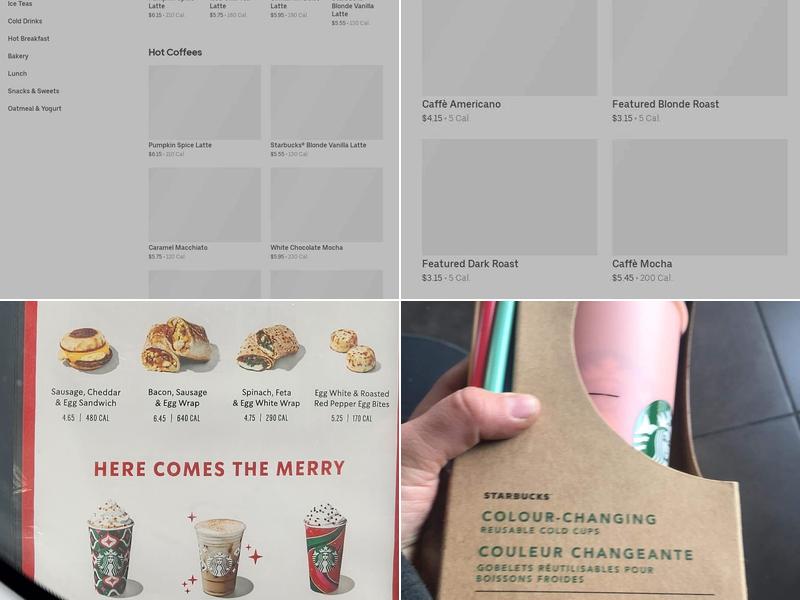 Starbucks Menu