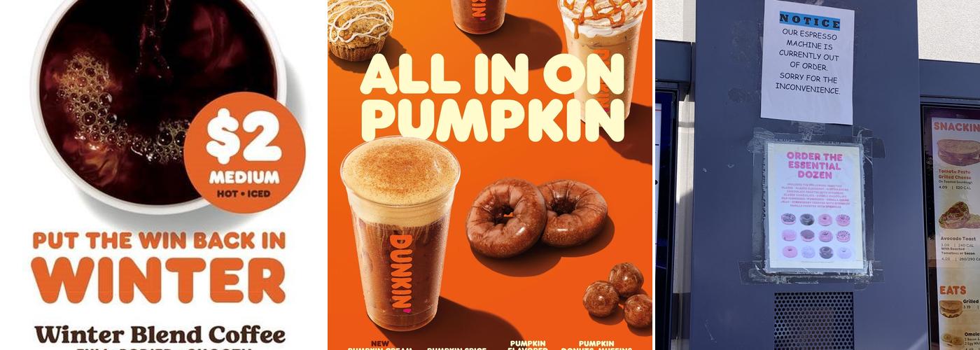 Dunkin' Menu