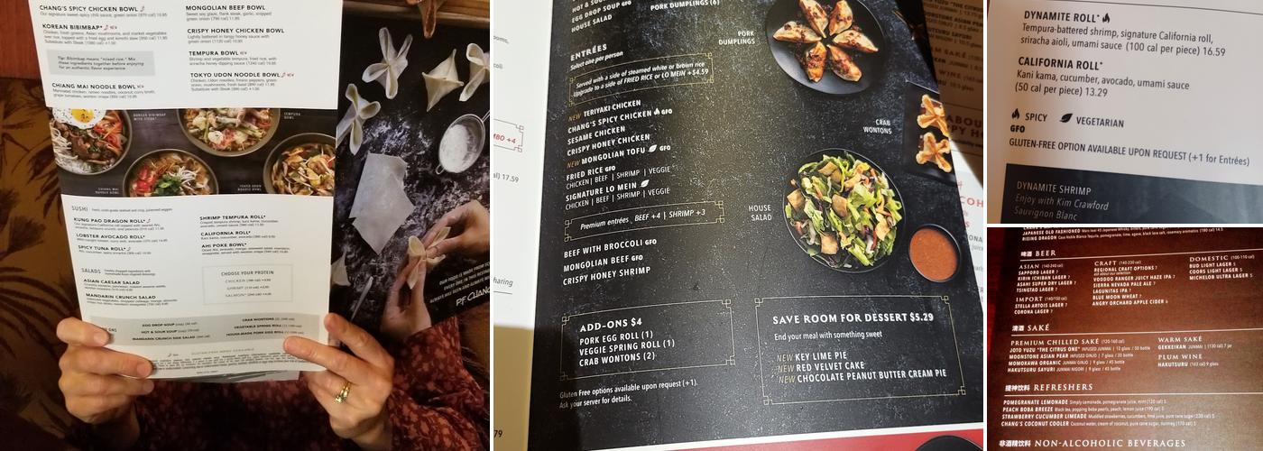 P.F. Chang's Menu