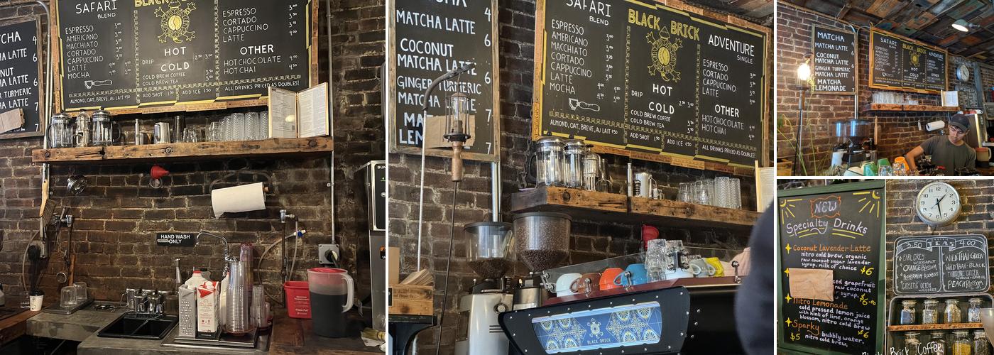 Black Brick Coffee Menu