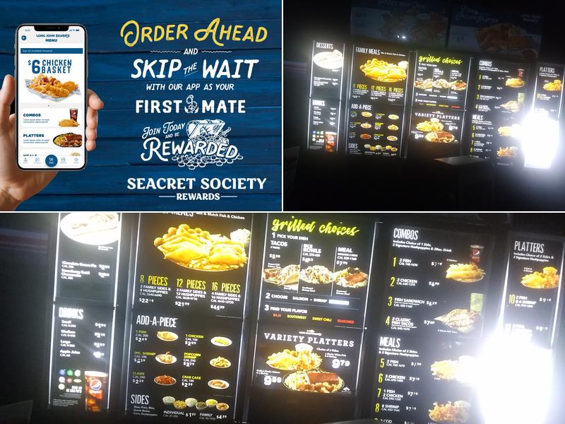 Long John Silver's Menu