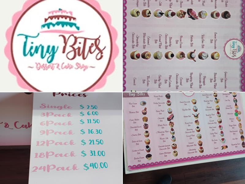 Tiny Bites Menu