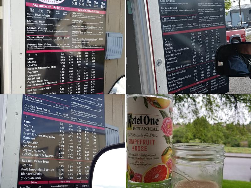 Grind Central Espresso Menu