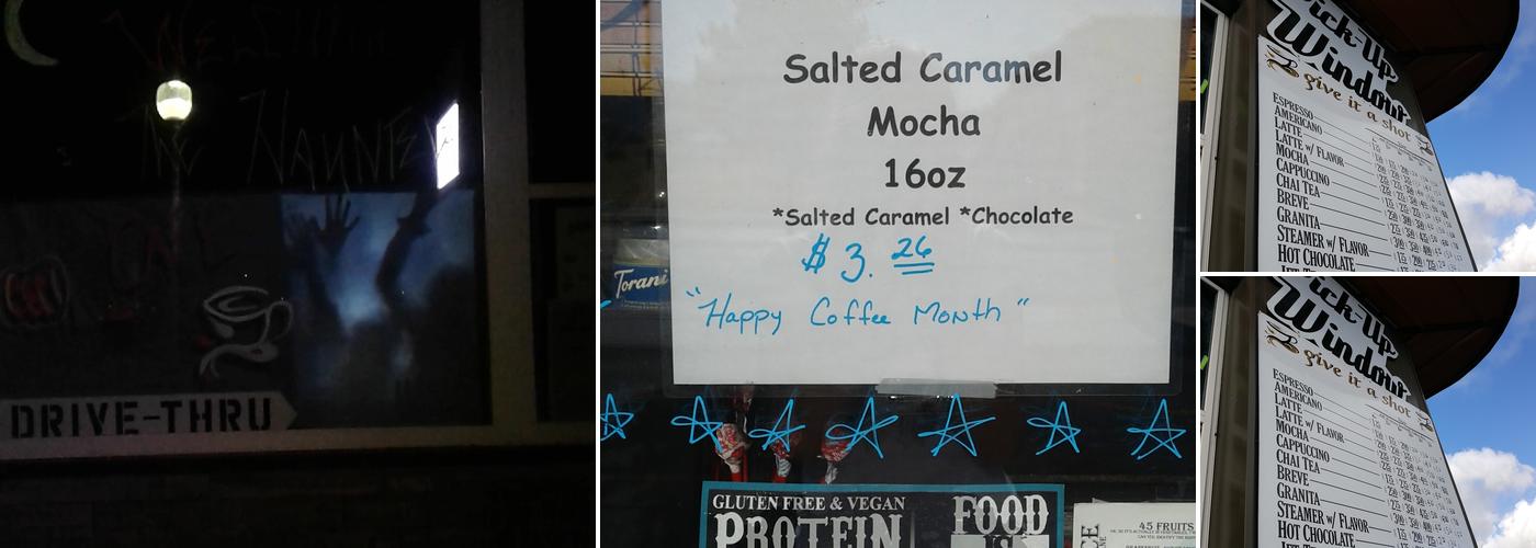 Give It A Shot espresso Menu