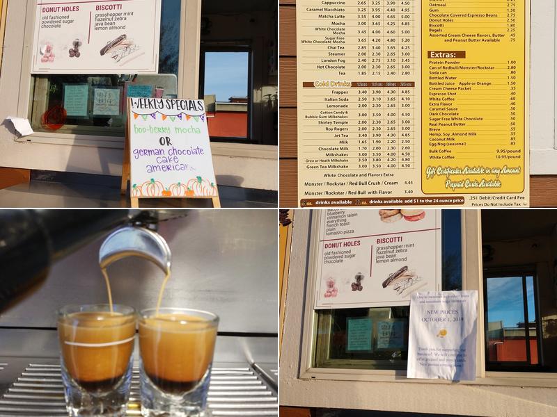 Canyon Coffee Creations Menu