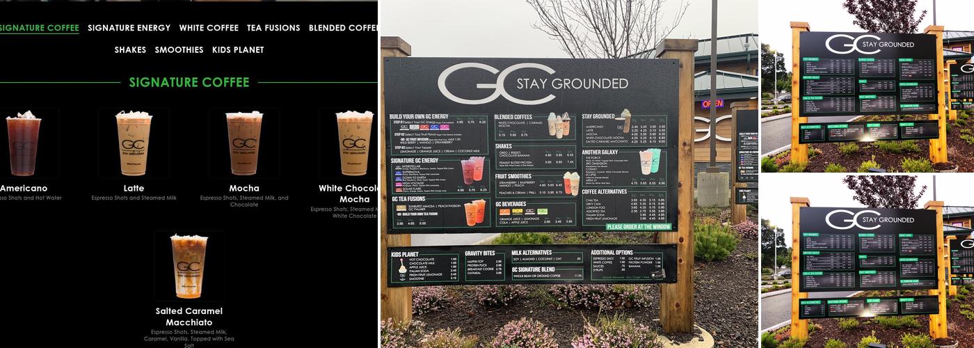 Gravity Coffee Menu