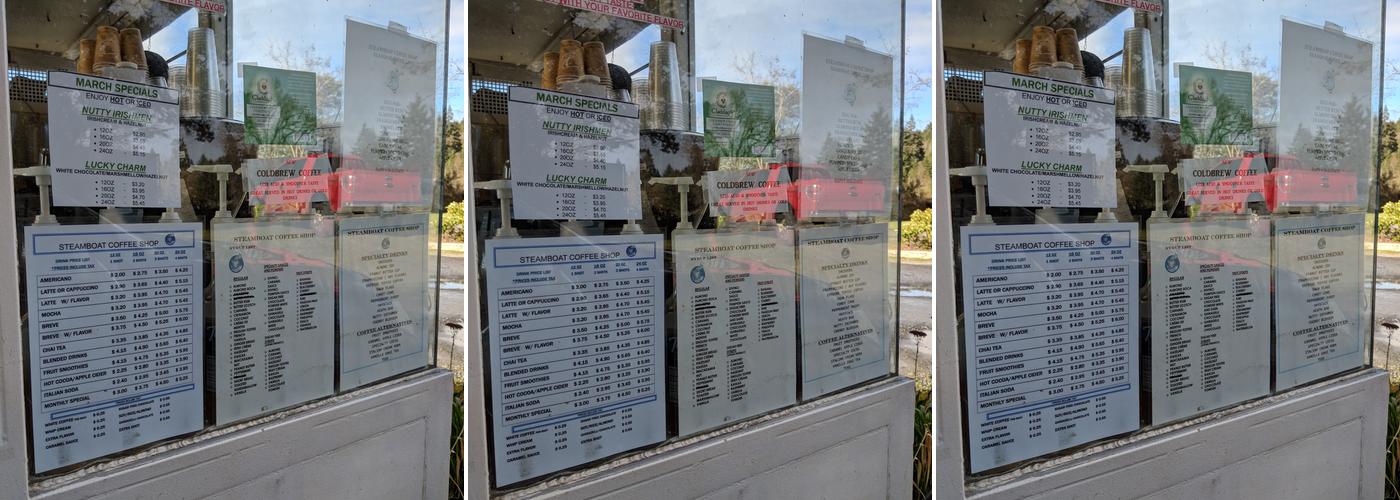 Steamboat Island Coffee Shop Menu