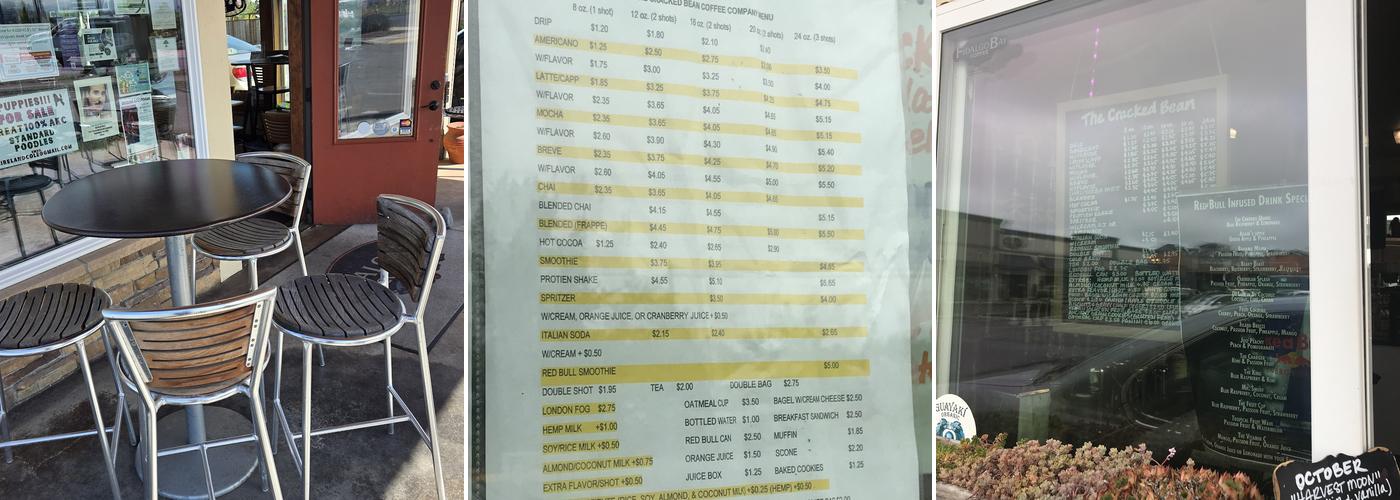 Cracked Bean Co Menu