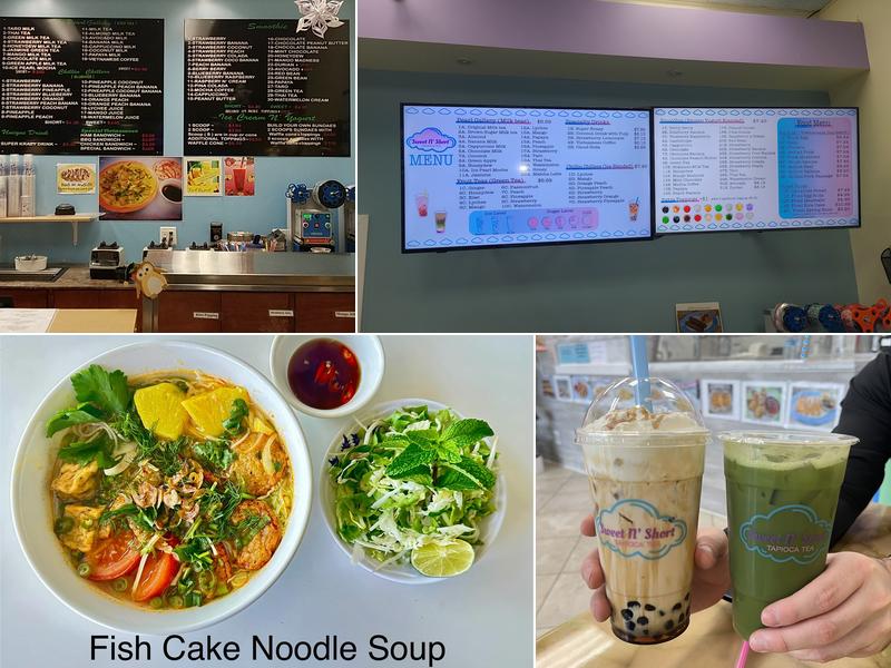 Sweet N Short Tapioca Tea Menu