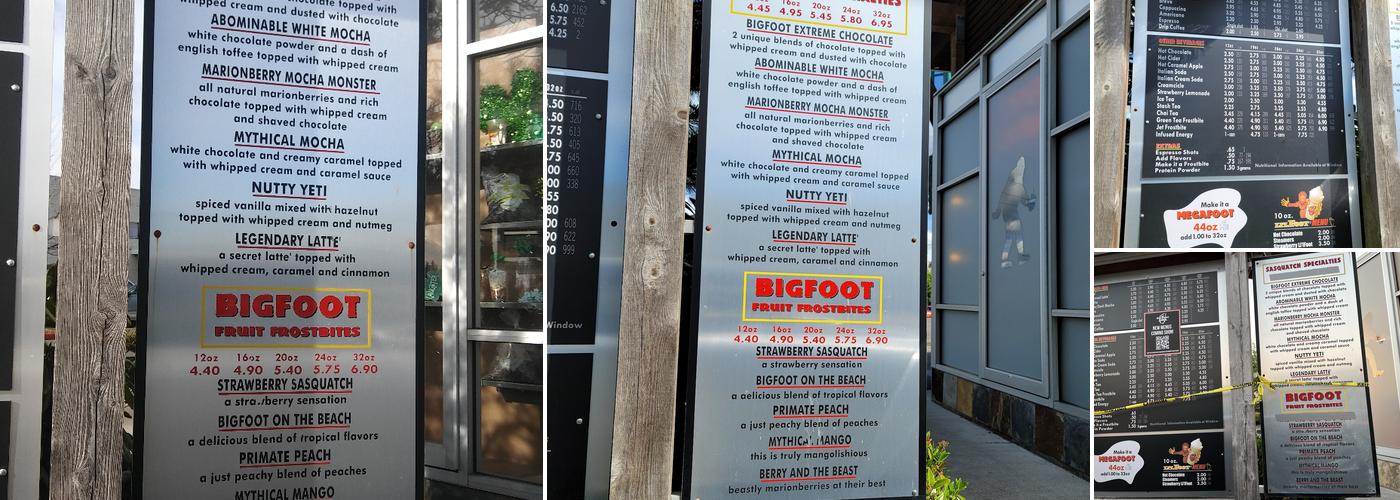 BigFoot Java Menu