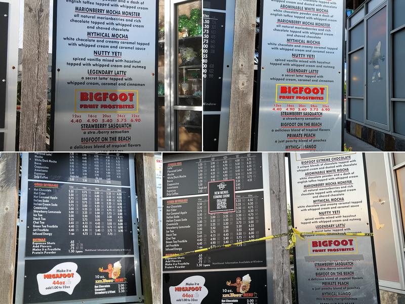 BigFoot Java Menu