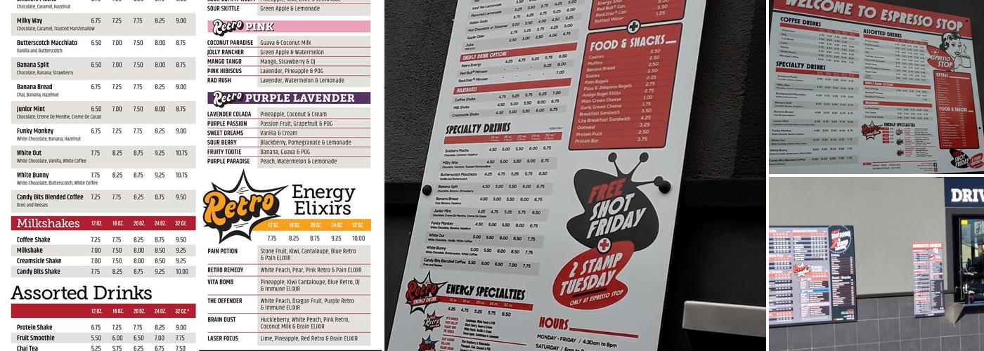 Espresso Stop Menu