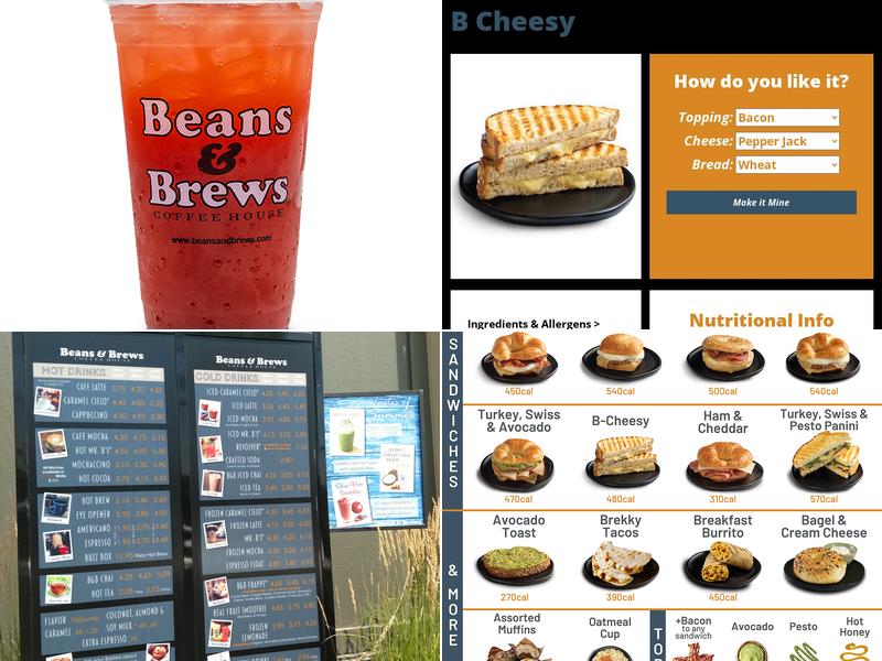 Beans & Brews Coffee House Menu