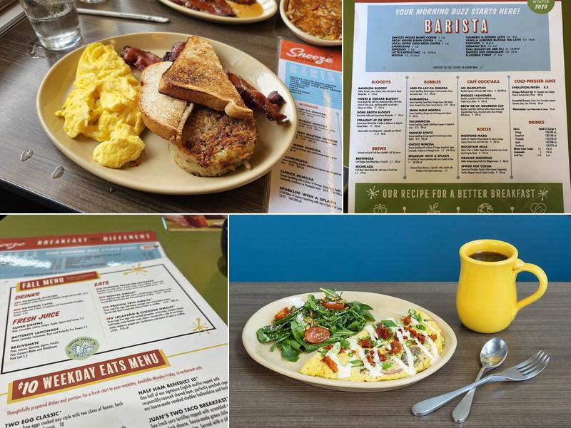 Snooze, an A.M. Eatery Menu