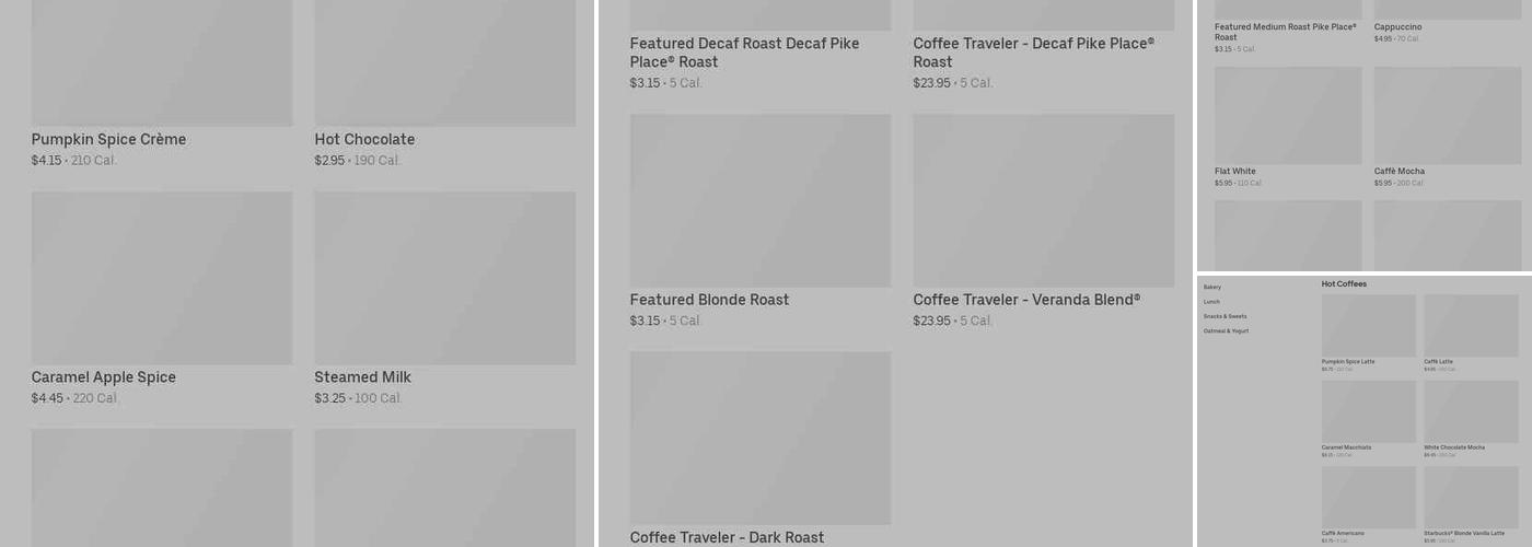 Starbucks Menu
