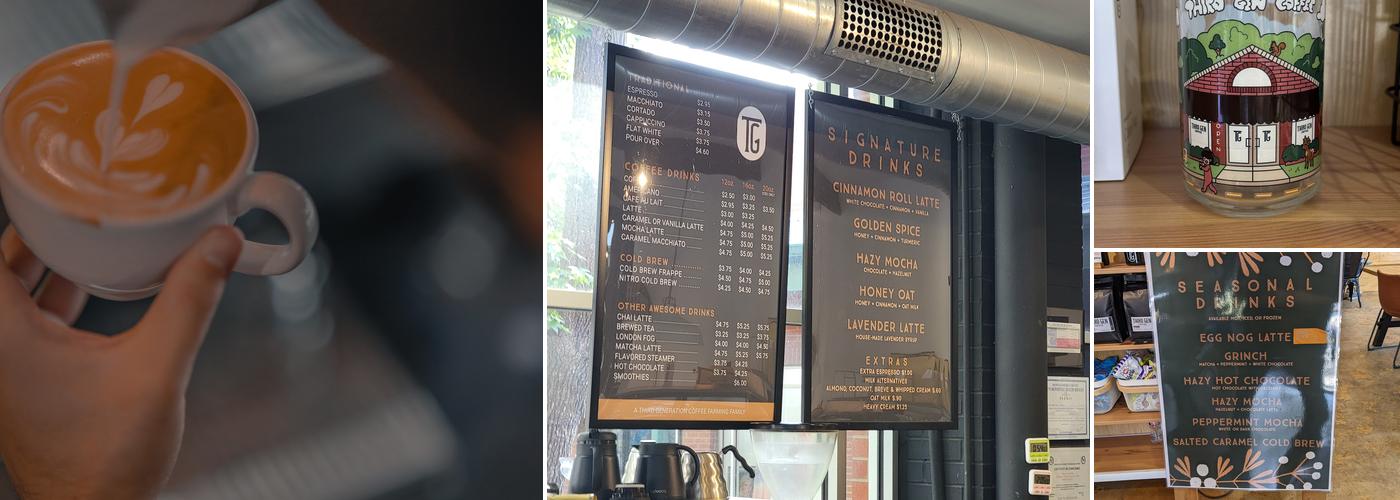 Third Gen Coffee Menu