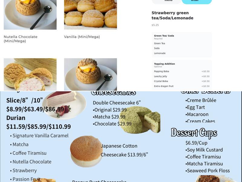 Cafetopia Menu