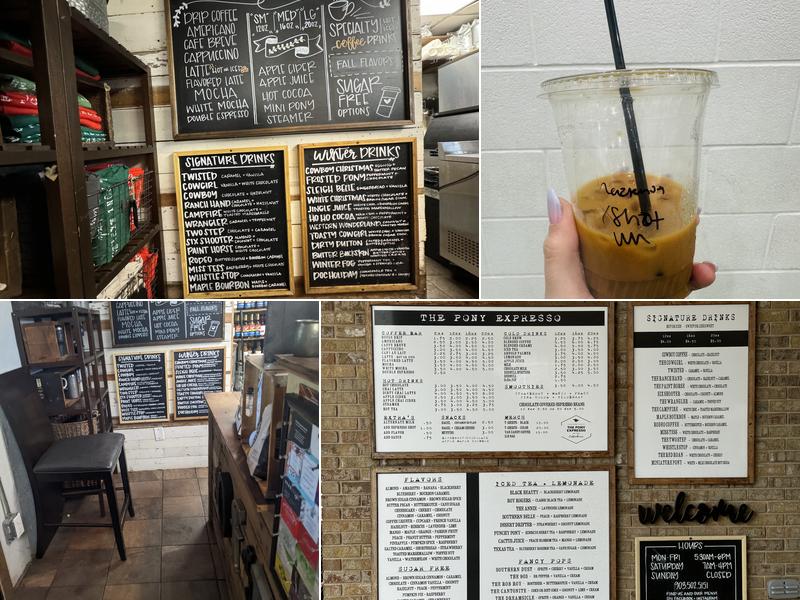 The Pony Expresso Menu