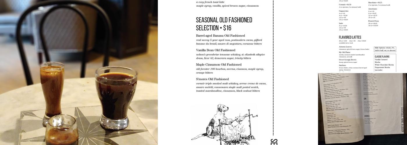 Americano Lounge Menu