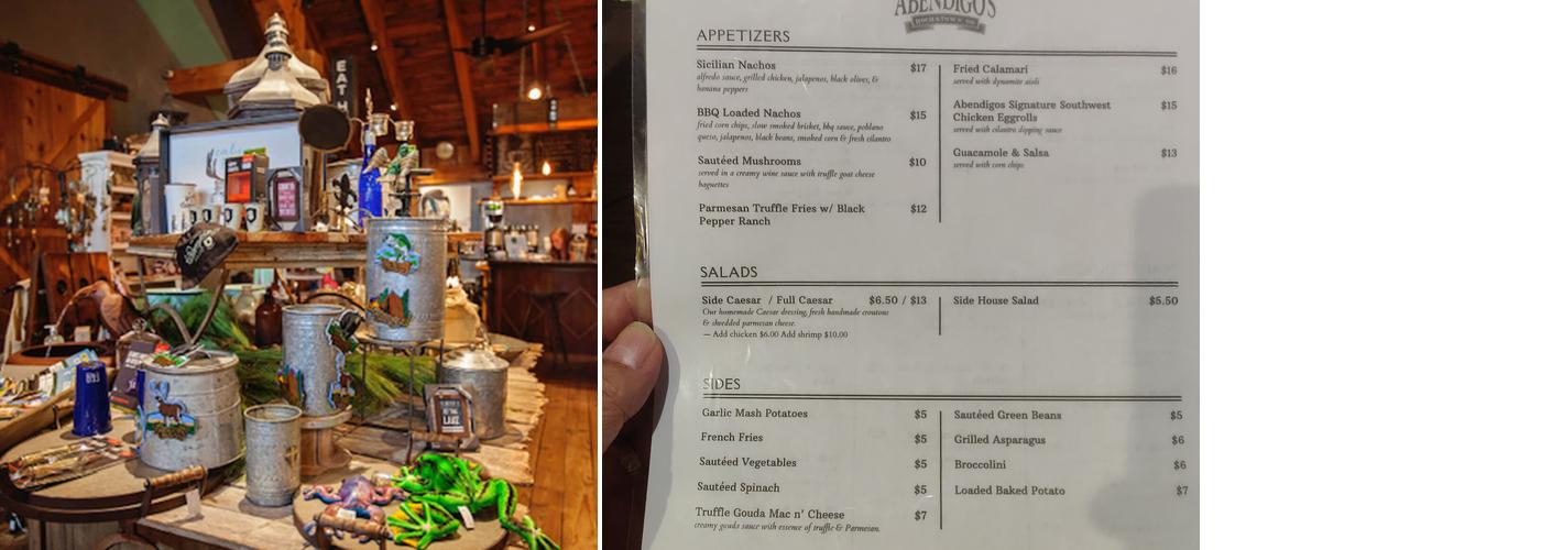 Hochatown Trading Post & Coffee Co. Menu